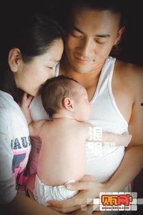 明星孕期亲子照