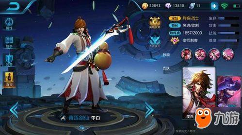 王者荣耀李白比赛视频,剑舞风华，一骑绝尘