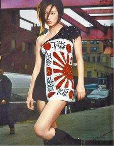 赵薇穿日本军旗装图片,时尚争议与民族情感碰撞